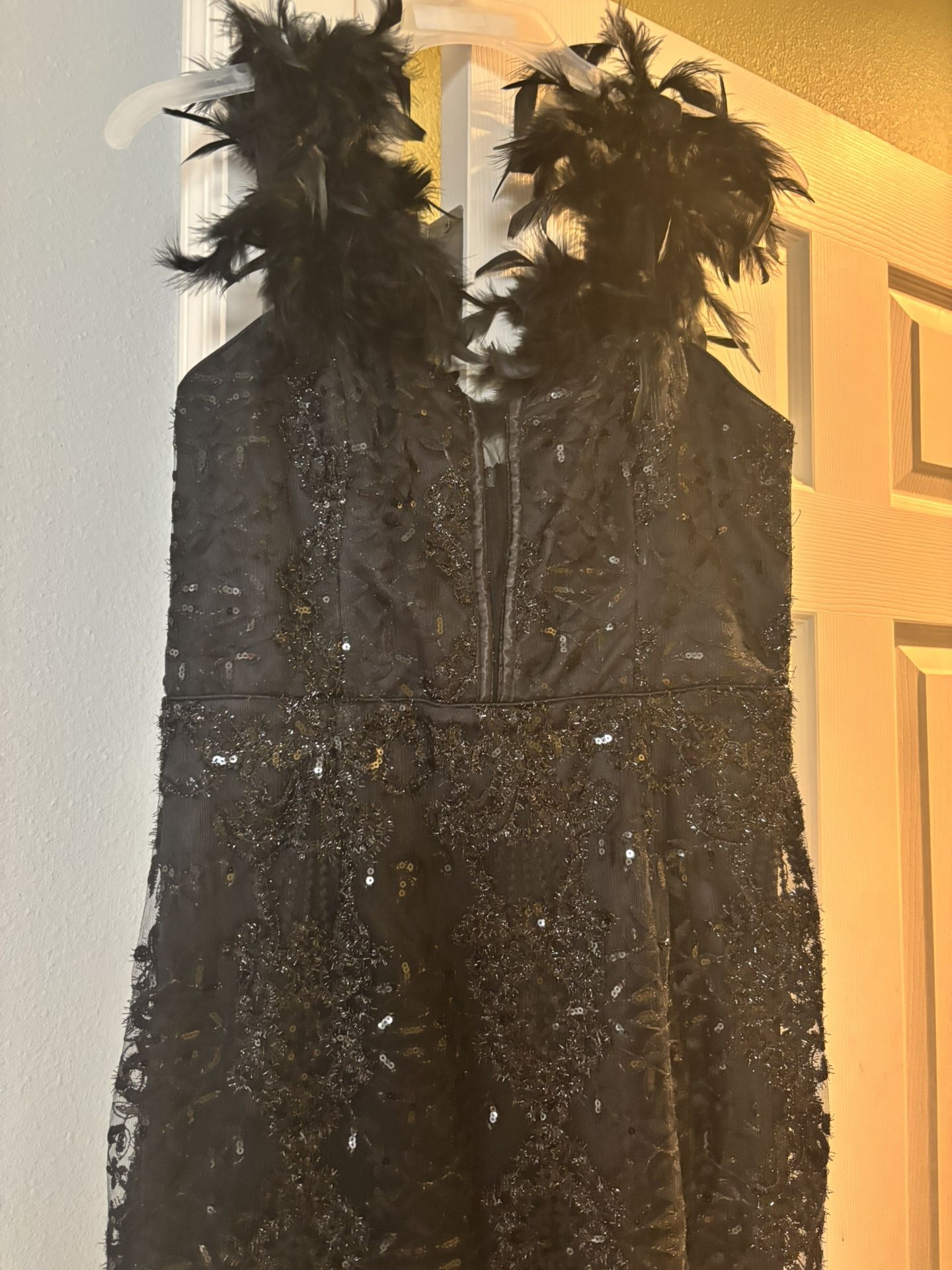 New Black Laced Off The Shoulder Dress