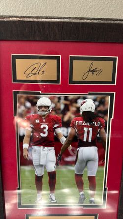 NFL framed Cardinals army of Two