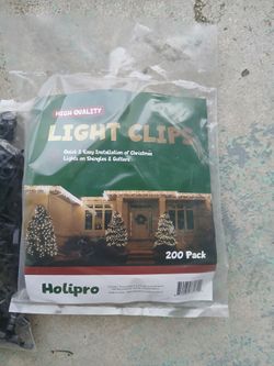 Christmas Light Clips