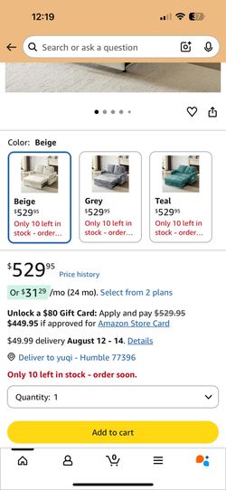 NEW 53.9" Pull-Out Loveseat Sofa Bed – 2 Boxes