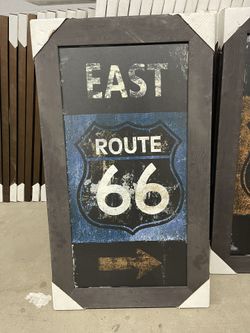East Route 66 Blue Frame 