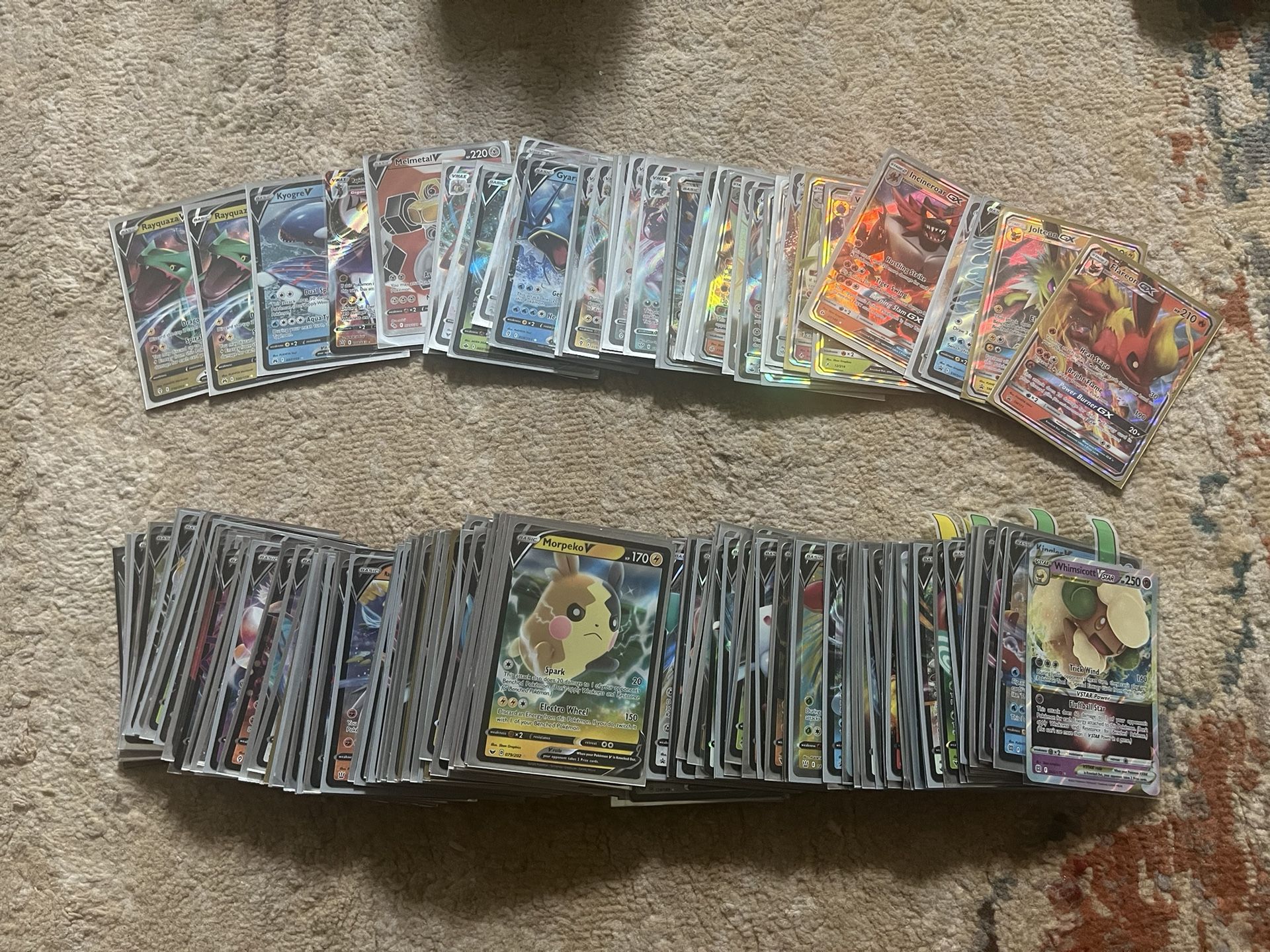 Pokemon Collection Lot Of 255 Vs And GXs