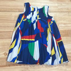 Ralph Lauren Multicolor Pleated Sailor Dress 