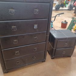Leather Dresser Duo