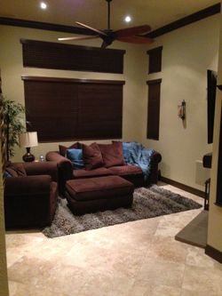 Sofa / Couch Set with Ottoman