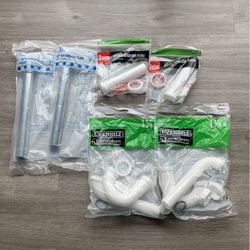 Brass And Plastic  Extension Tubes And P-traps