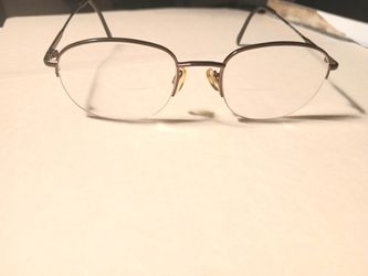 Essentials Designer Gold/ Brown Half Rim Eyeglasses Frames Espresso EN5652