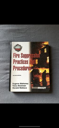 Fire Suppression Practices And Procedures Book