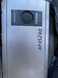 Clarion Amplifier