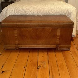 Absolutely gorgeous hand carved West branch cedar chest