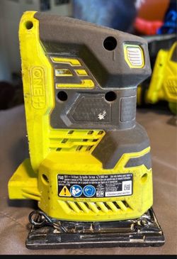 Ryobi ONE+ 18V 1/4 Sheet Cordless Sander P440 Tool Only Green/Gray