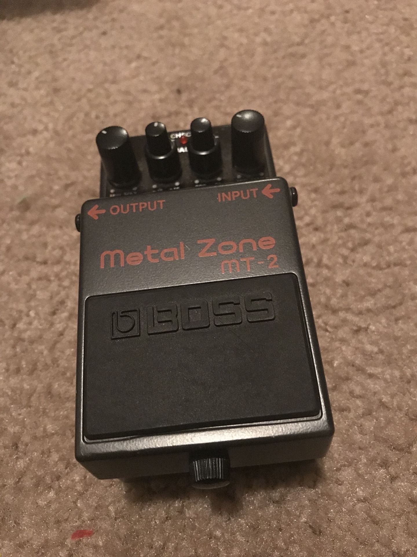 Metal zone mt2 guitar pedal