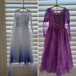Trish Scully Costume Dresses “Elsa” and “Rapunzel” Size 6 