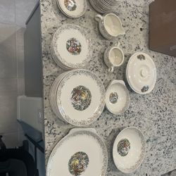 Antique Dinnerware Not Complete Set
