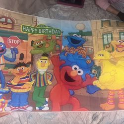 Sesame Street Birthday Banner 