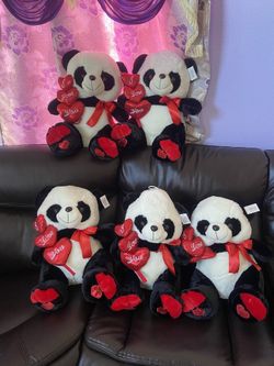 Panda & Rose Bear