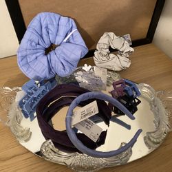 blue scrunchie Bundle