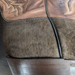 Lucchese Suede Hippo Boots 14 1/2