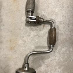 Vintage Stanley 945 8”  Hand Brace Hand Drill