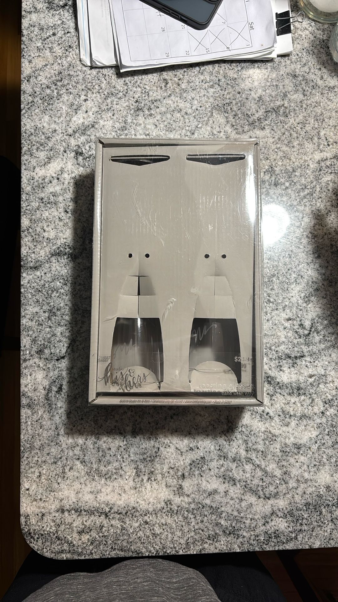 Mr. & Mrs. Toast Glasses