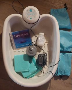 BioEnergiser Detox Foot Spa – Complete Set – Works Great