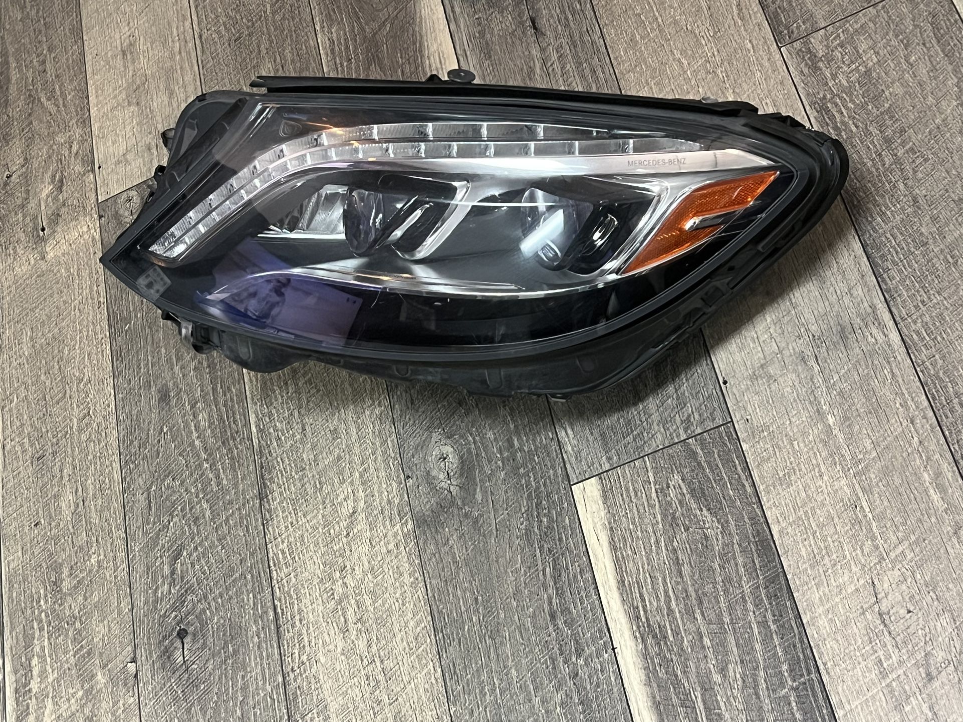 2014-2017 MERCEDES BENZ S-CLASS W222 FULL LED HEADLIGHT LEFT DRIVER SIDE EXCELLENT SHAPE