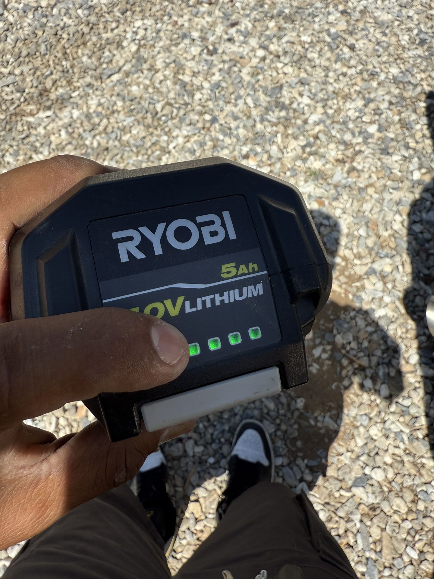 RYOBI 40V Lithium-Ion 5.0 Ah Battery OP4050A