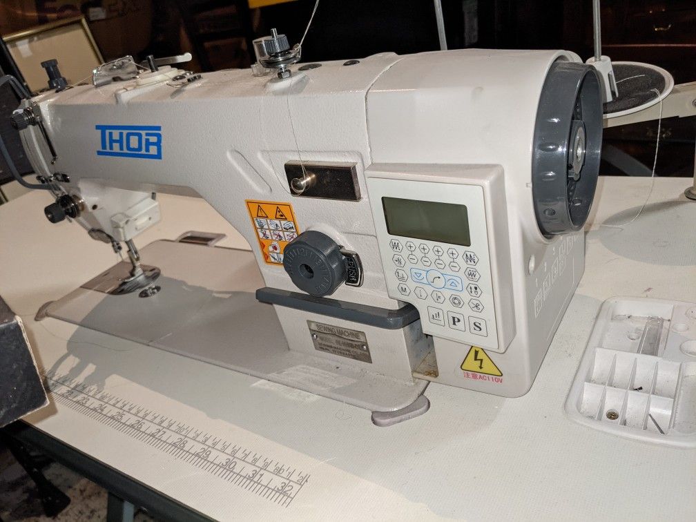 Like New Industrial Sewing Machine & Table