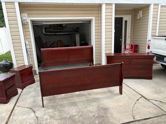 King sleight bed frame