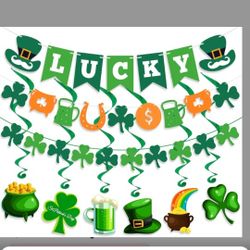 15Pcs St Patricks Day Decorations St Patricks Day Decor Pre-Assembled...