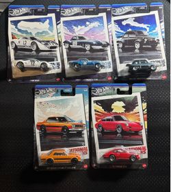 Hot Wheels Silver Series National Nations Complete Set 1-5