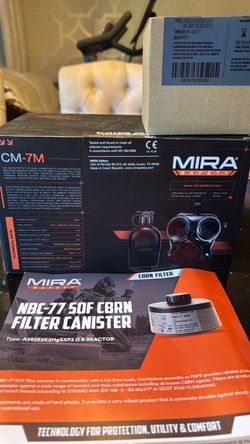 Mira Safery CM-7M GAS MASK/NBC-77 SOF CBRN FILTER