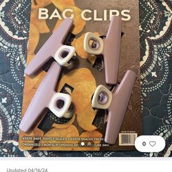 Four Pack Bag Clips