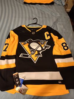Men's Pittsburgh Penguins Crosby Jersey Size 48