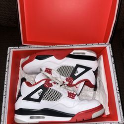 Jordan 4 Retro Fire Red Sz 9