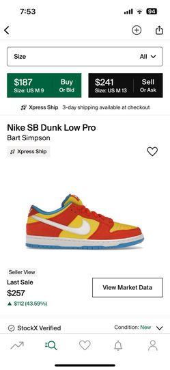 Nike SB Bart Simpson