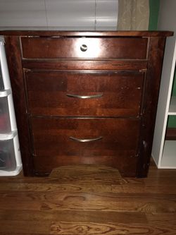 Cherry wood dresser