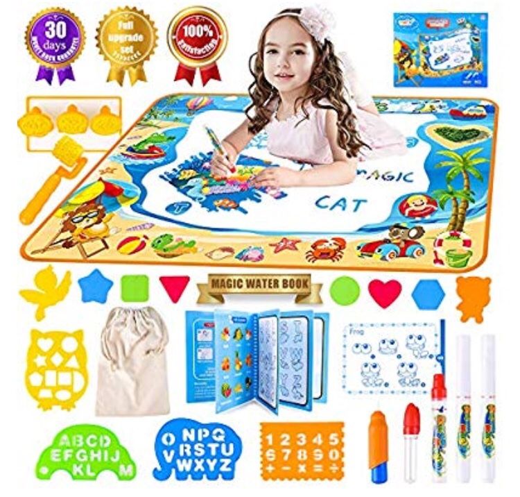 Drawing Mat for Kids Water Painting Toys+ Oregon Ducks Sticker