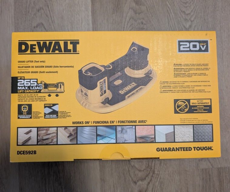 DeWalt 20v Grabo Lifter