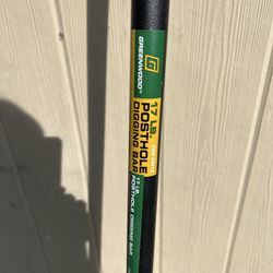 Greenwood 17 LbPOSTHOLE Digging Bar