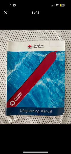 American Red Cross Lifeguarding Manual + CPR Mask