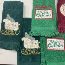 Christmas Hand Towels