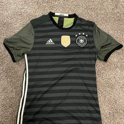 2015-16 Germany National Ream - Away Limited Jersey. Green/gray/black - medium