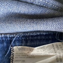 Mens 32x36 Wrangler Boot Cut Jeans 