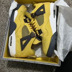 Lightning Jordan 4 Size 14 