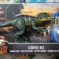 Jurassic World Scorpios Rex Dinosaur Figure( HTF)