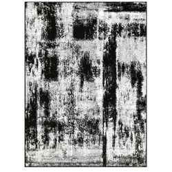 8/10 Brand New Black And White Rug 