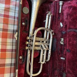 Vintage King SilverSonic Cornet Cleveland Solid Silver.