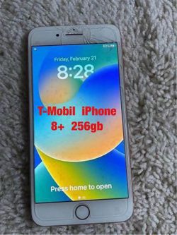 T-mobil  iphone  8+  256gb  -  $190