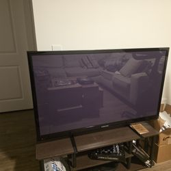 Samsung Plasma TV (50–55″) — Good Condition + Remote